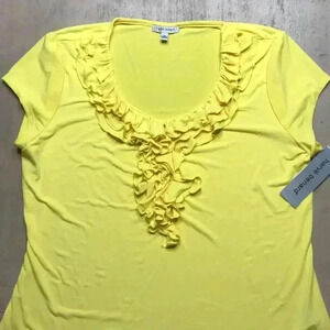 NWT harve Benard shirt, yellow size XL